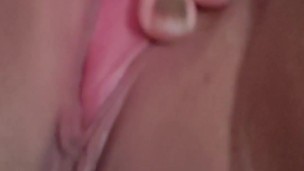 Playing with tight wet pussy