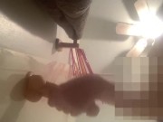 Mature MILF BBW Dildo Anal Ride first in while tits belly