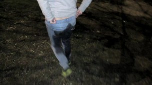Wetting my pants at night outside