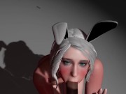 WhiteBunny gives good BlowJob 9/16