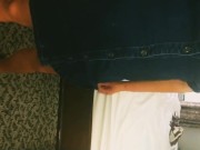 Girlfriend inserts lush vibrator in her pussy before we go out to casino pt 1 10/16