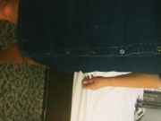 Girlfriend inserts lush vibrator in her pussy before we go out to casino pt 1 9/16