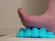Fetish my satisfying Foot Smushing ASMR 