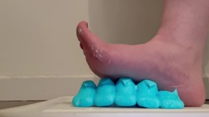 Fetish my satisfying Foot Smushing ASMR 