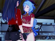 Ganyu and Amber take turns eating pussy (Genshin Impact) 1/16