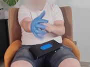 PORN PARODY Pinkyglove: Wonder glove -Cum was never been so hygienic! 15/16