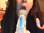 Bad nun swears like never before and denies god for your hard cock 6/16