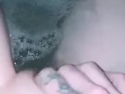 Bathtub orgasm 8/16