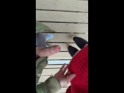 Risky Public Handjob and Big Ass Doggyfuck at Waterfall 13/16