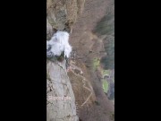 Risky Public Handjob and Big Ass Doggyfuck at Waterfall 3/16