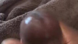 Morning jerkoff with Huge Cumshot