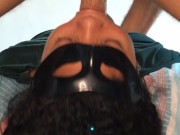 Stepdaughter in the biggest deepthroat fuck ever seen (New angle) 9/16