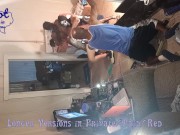 Ebony Cougar 2 Black Guys Tag Team Take Turns in Video Studio Amature Mlfvideo 2/16