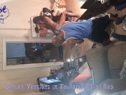 Ebony Cougar 2 Black Guys Tag Team Take Turns in Video Studio Amature Mlfvideo 7/16