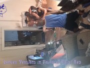 Ebony Cougar 2 Black Guys Tag Team Take Turns in Video Studio Amature Mlfvideo 8/16