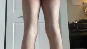 Squats with butt plug