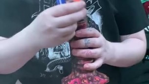 T-Boy fucks his pussy 