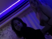 Two girls visiting 5/16