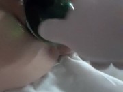 First Teen Fisting. Bottle in Little Pussy. Real orgasm 15/16