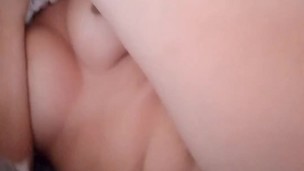 Fucking, rubbing and worshipping my 18 stepsis wet pussy