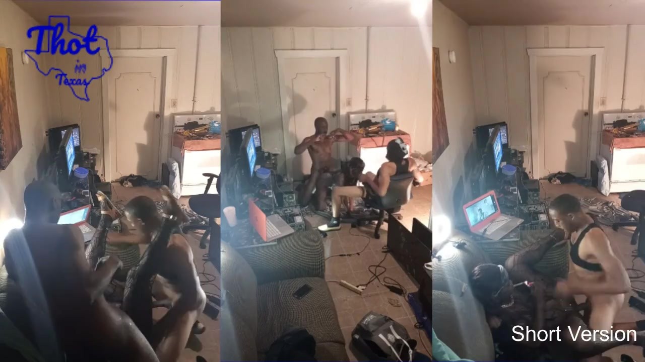 2 Black Guys Tag Team Model Milf Slut Spitroast Train Video Shoot - RedTube