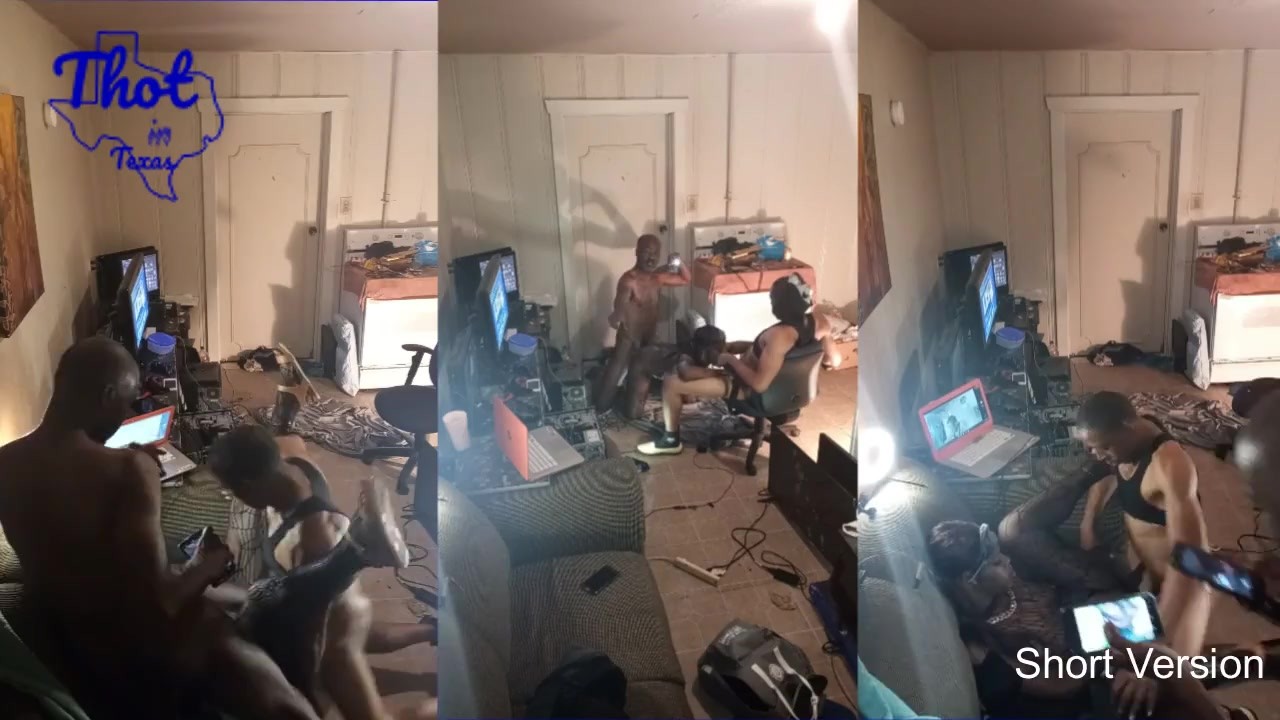 2 Black Guys Tag Team Model Milf Slut Spitroast Train Video Shoot - RedTube