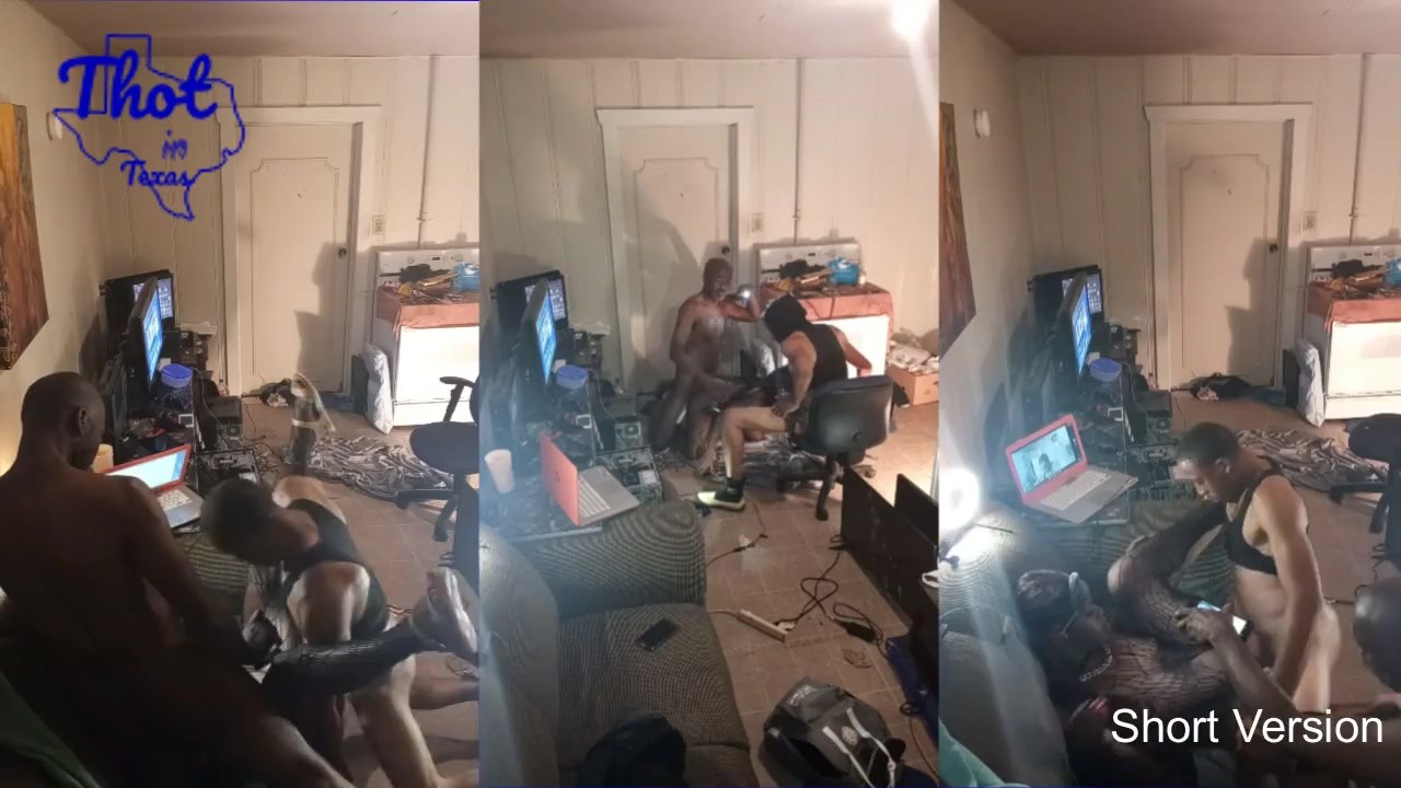 2 Black Guys Tag Team Model Milf Slut Spitroast Train Video Shoot - RedTube