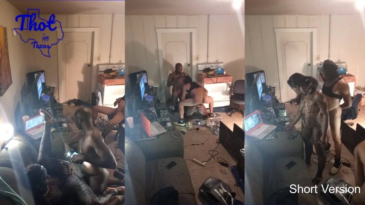 2 Black Guys Tag Team Model Milf Slut Spitroast Train Video Shoot - RedTube