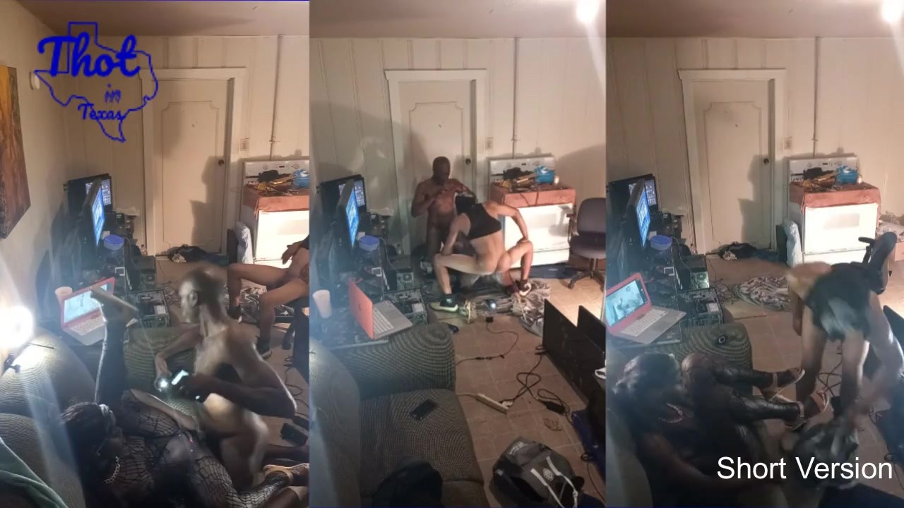 2 Black Guys Tag Team Model Milf Slut Spitroast Train Video Shoot - RedTube
