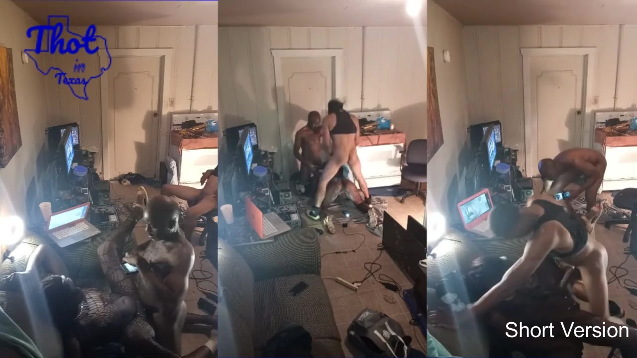 2 Black Guys Tag Team Model Milf Slut Spitroast Train Video Shoot - RedTube