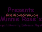 Ebony Cutie Minnie Rose Gets Gyno Exam Captured On Cameras by Doctor Tampa @GirlsGoneGynoCom 3/16