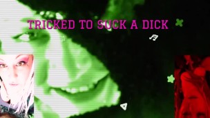 Tricks you to suck off her Shemale Friends Cock