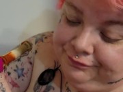 BBW Smoking in tub 1/16