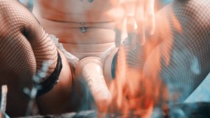 I pierce this bitch with a long dick in nature