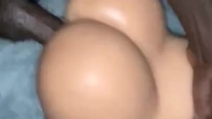Wet pussy phat ass Latina making bbc nut