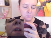 Nicoletta eats you and crushes you under her bite and you little useless insect will be devoured! 12/16