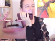 Nicoletta eats you and crushes you under her bite and you little useless insect will be devoured! 4/16