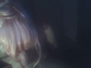 Pink hair slut, High as fk on, little slut is in love with my dick 10/16