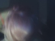 Pink hair slut, High as fk on, little slut is in love with my dick 6/16