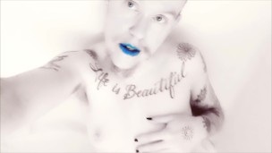 Queer AF Lipstick Fetish Trans Boy Solo