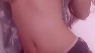 CUTE TINY ASIAN fucking pillow like its daddy's cock