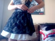 just your girl trying to strip dance in a hot little skirt 9/16