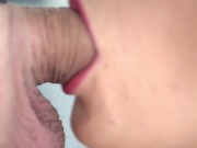 Hottest No Hands Blowjob - Sloppy CUM MOUTH (Deepthroat) 4K 2/16
