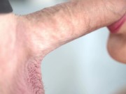 Hottest No Hands Blowjob - Sloppy CUM MOUTH (Deepthroat) 4K 4/16