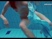 Nude underwater erotics with brunette babe Chehova 14/16