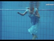 Nude underwater erotics with brunette babe Chehova 4/16