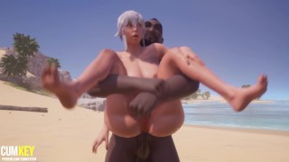 3d Porn Redtube - Curvy Blonde Babe Blacked | get pregnant on the beach | 3D Porn Wild Life -  RedTube