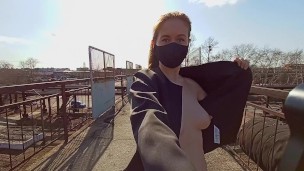 I was caught by a stranger completely naked under my coat