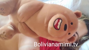 Acabe de hacer una video llamada con mi principe de Onlyfans y mi osito me chupo despues y lo moje
