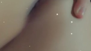 I'm so horny and start touching my white tight ass beggin for a big dick 